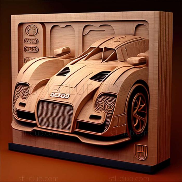 3D модель Audi R10 TDI (STL)